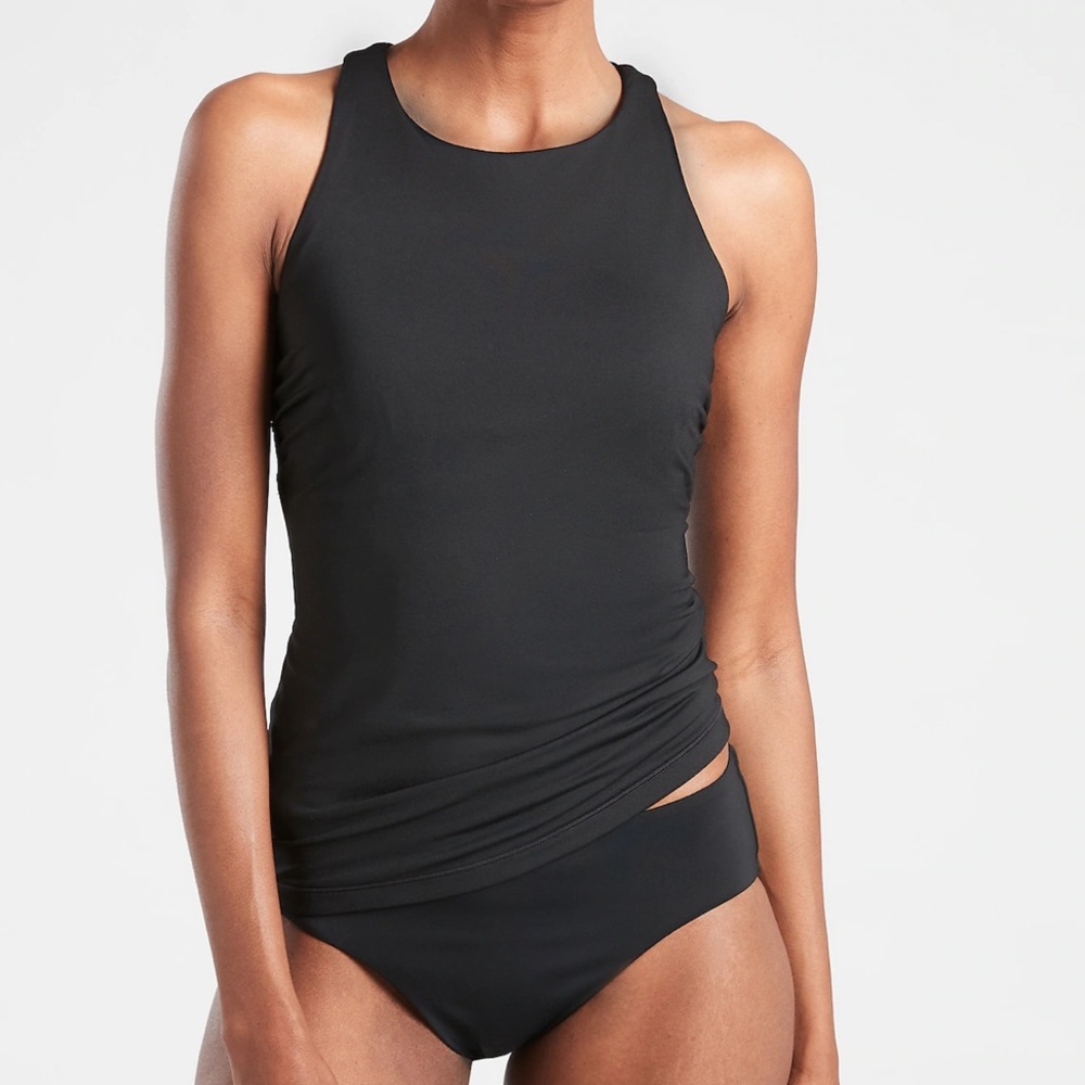 Athleta Maldives black tankini 38 B/C